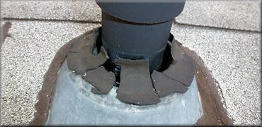 leaking or damaged roof vents